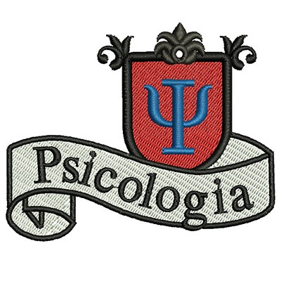 Matriz de matriz Matriz De Bordado Escudo Psicologia